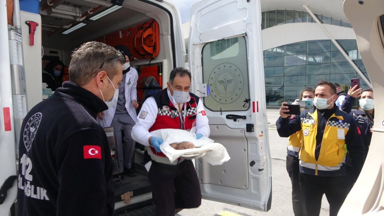 Ambulans Uçak, Kalp Rahatsızlığı Bulunan Yeni Doğan Bebek İçin Havalandı