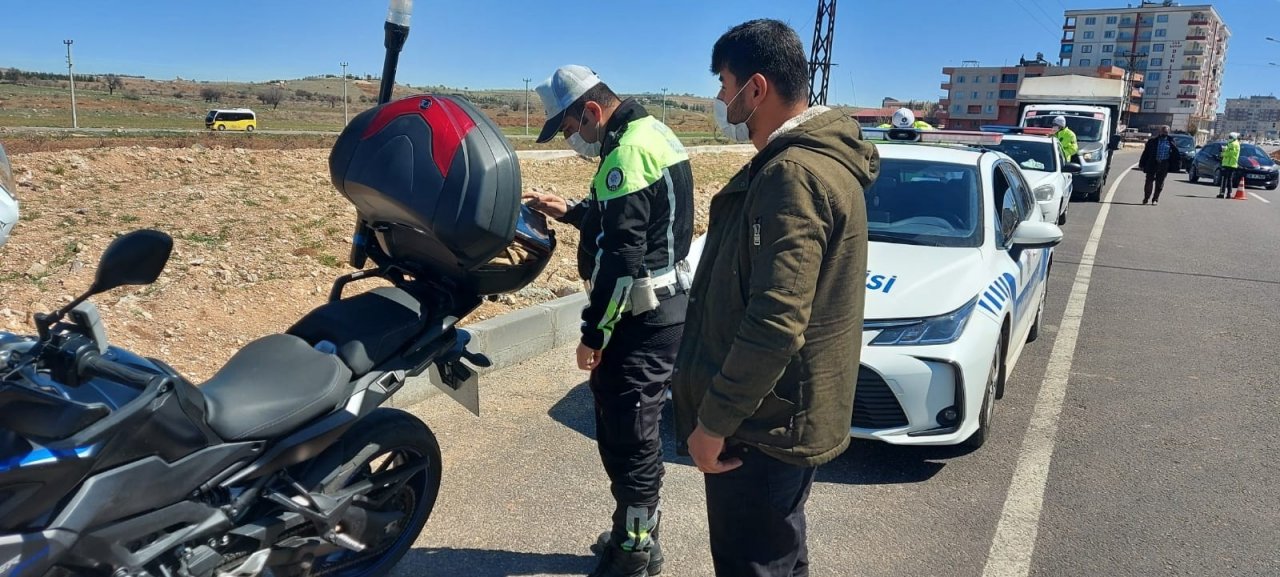 Midyat’ta Droneli Trafik Denetimi