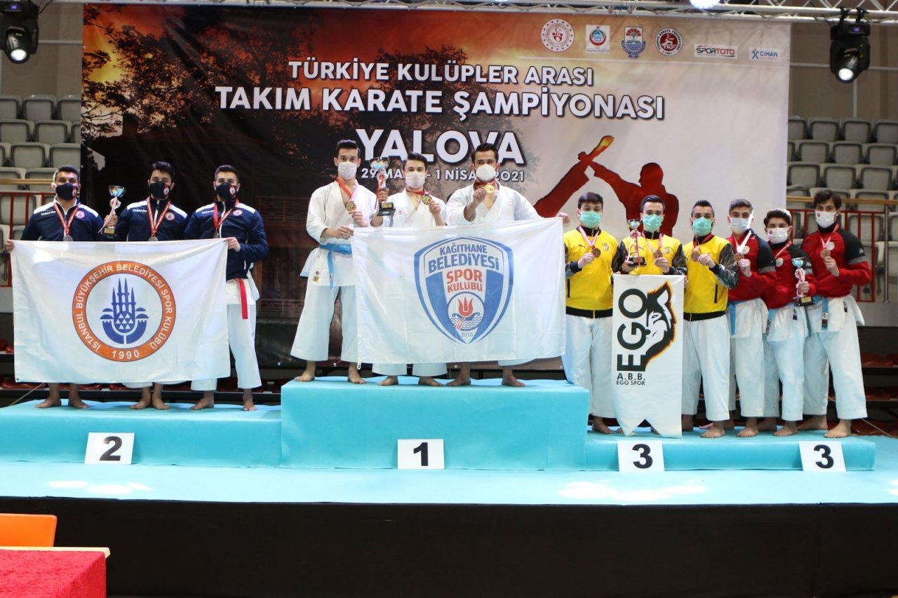 Türkiye Kulüpler Karate Şampiyonası’nda Birinci Kağıthane