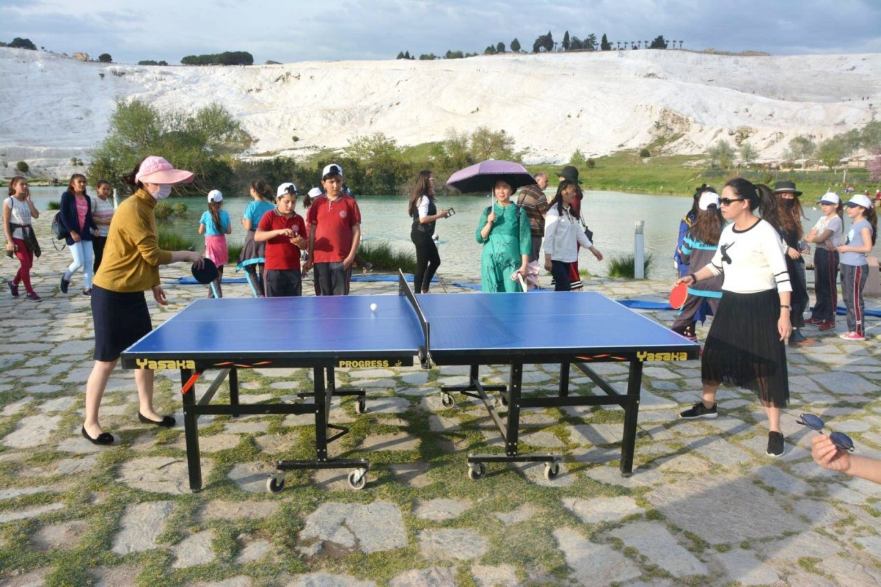 Pamukkale’nin Eşsiz Güzelliğinde ’dünya Masa Tenisi Günü’ Kutlanacak