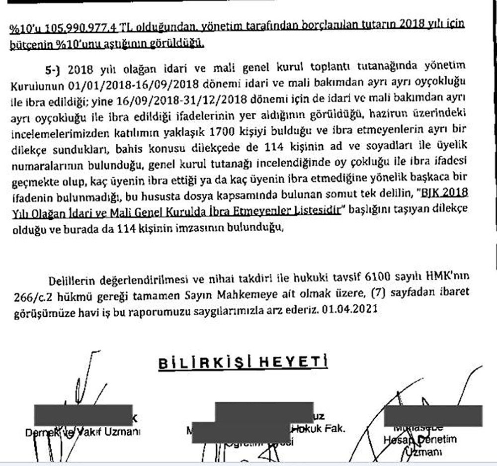 Fikret Orman Dönemine Ait Bilirkişi Raporu Belli Oldu