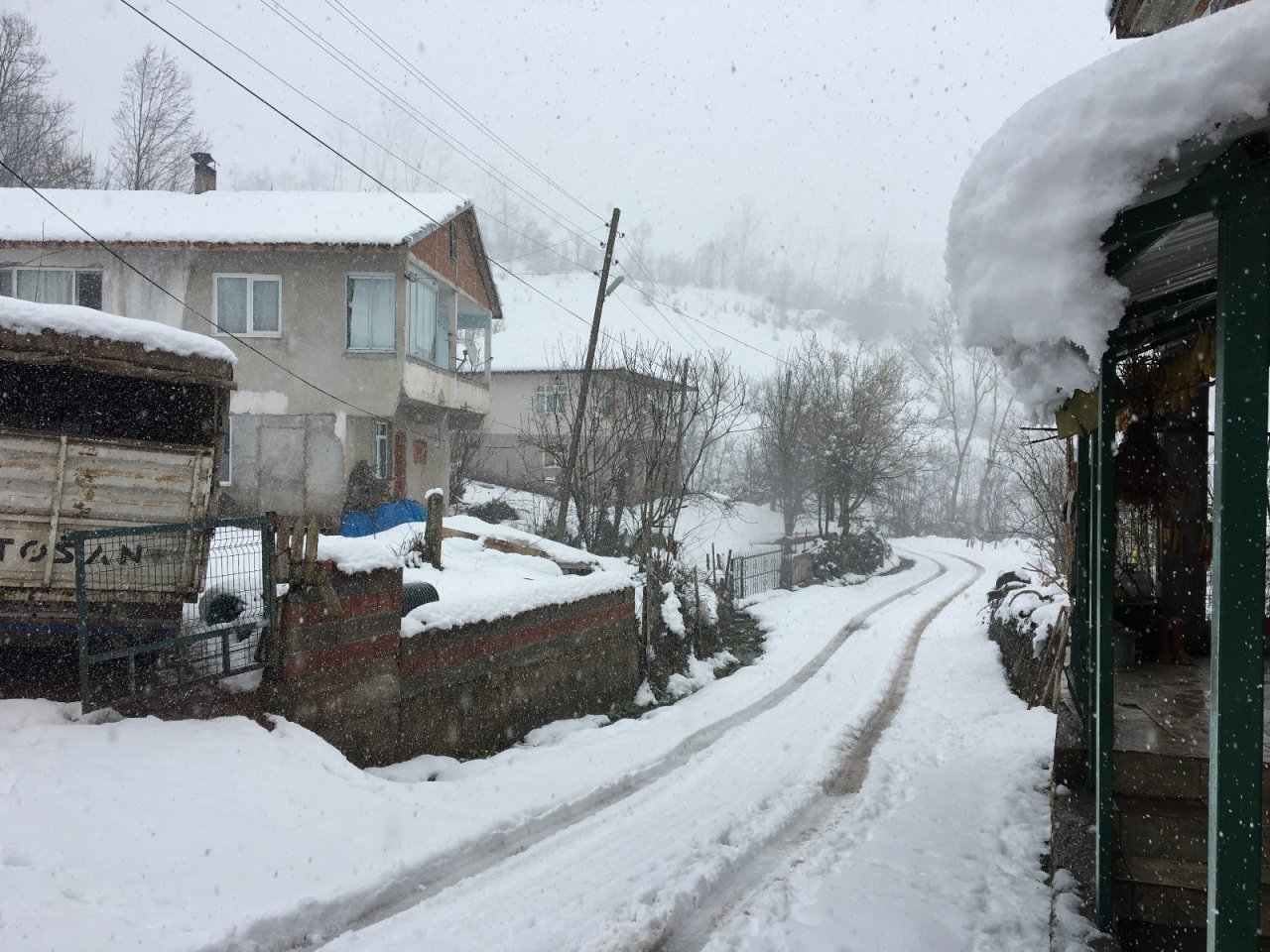 Bartın’da Kar Yağışı Yüksek Kesimlerde Etkili Oldu