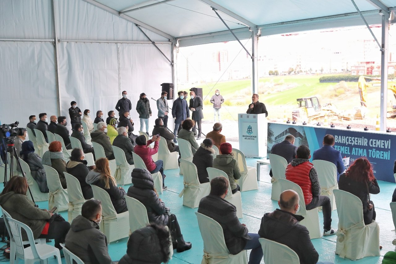 Bahçeşehir’de Canlar Cem Evi’nin Temeli Atıldı