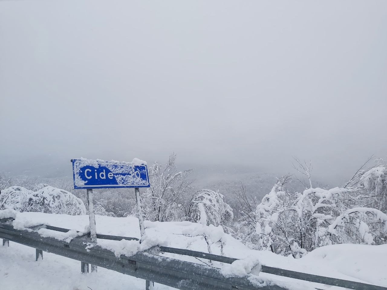 Kastamonu, Nisan Ayında Beyaz Gelinlikle Kaplandı