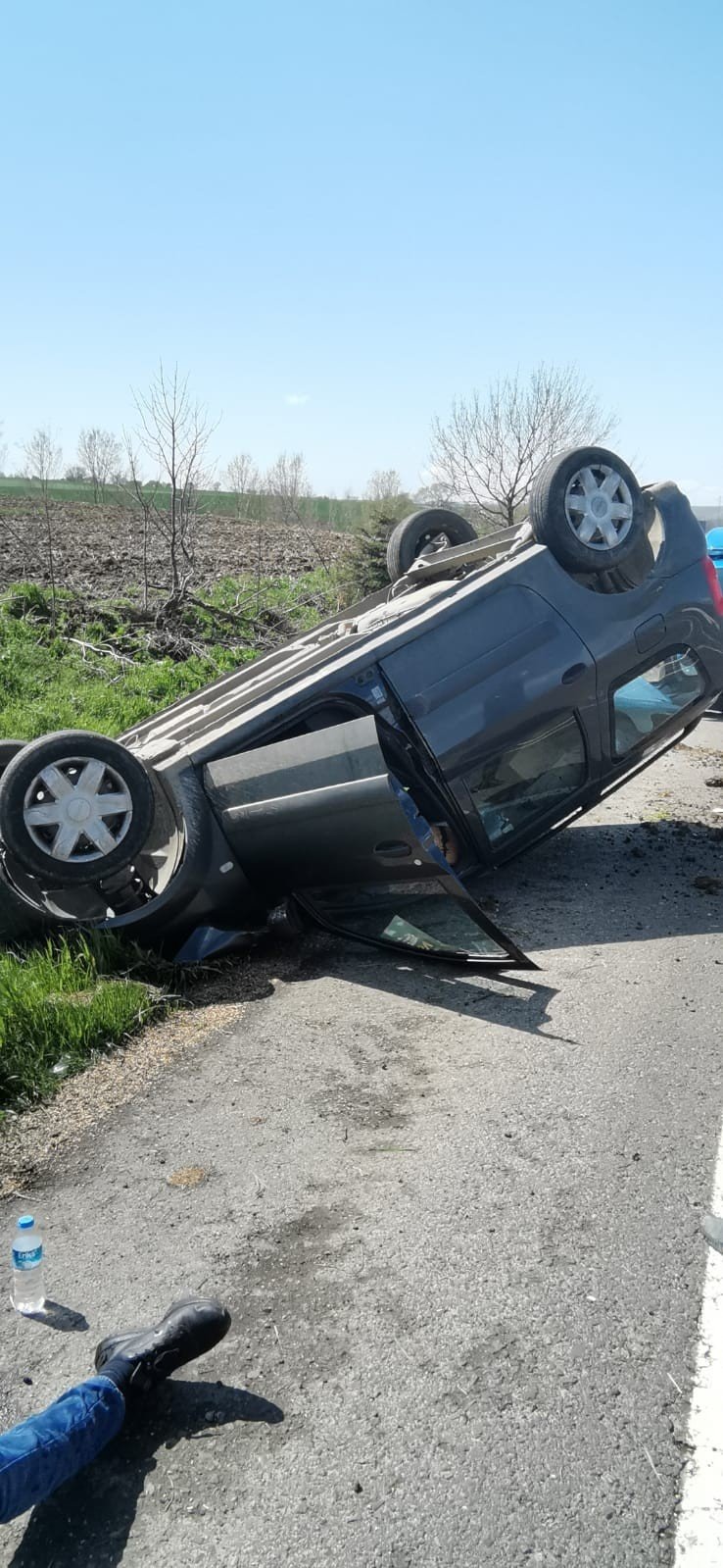 Bir Anlık Dikkatsizlik Kazaya Neden Oldu: 1 Yaralı