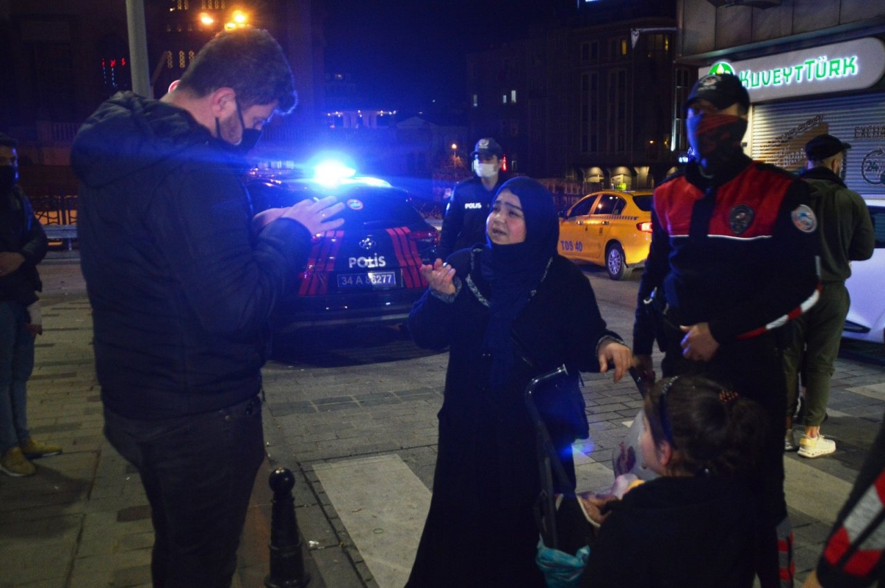 Taksim’de Doğum Günü Partisine Nefes Kesen Baskın Kamerada