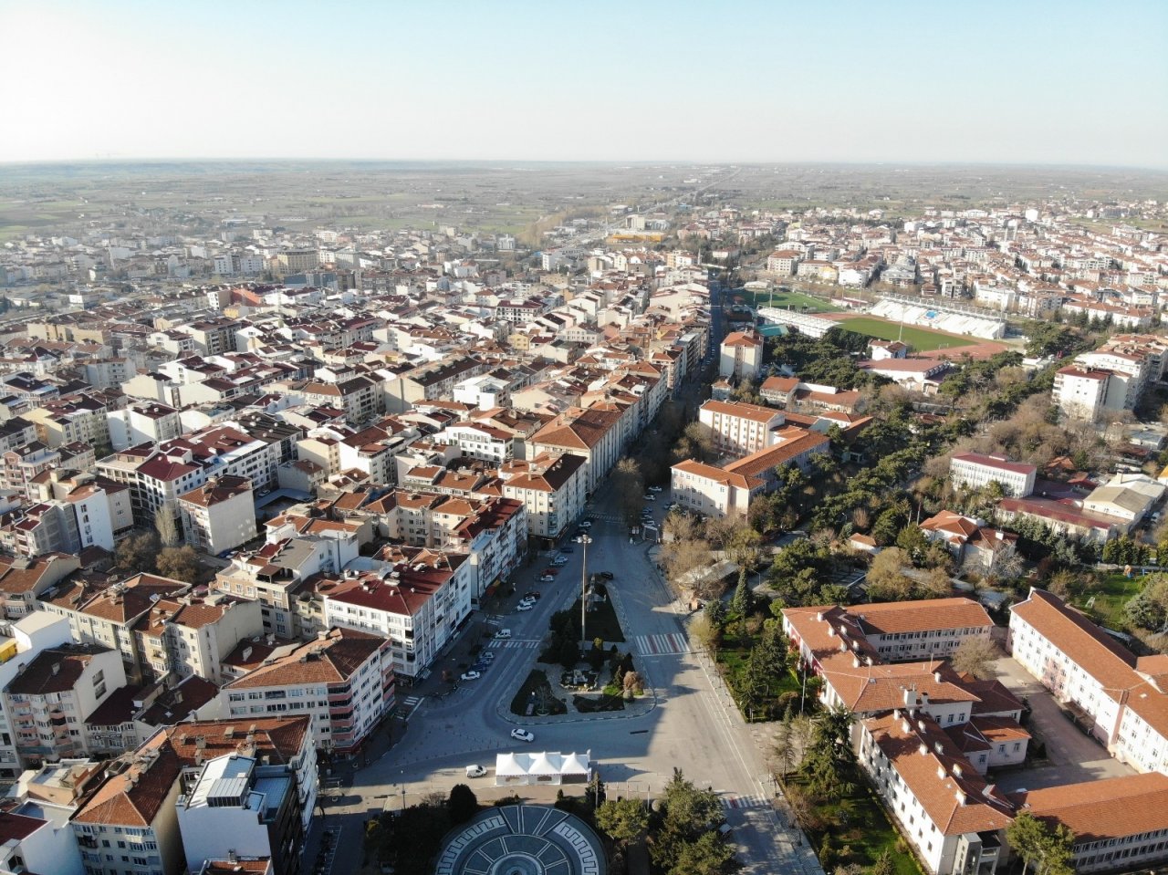 Sokağa Çıkma Kısıtlamasında Kırklareli Sokakları Boş Kaldı